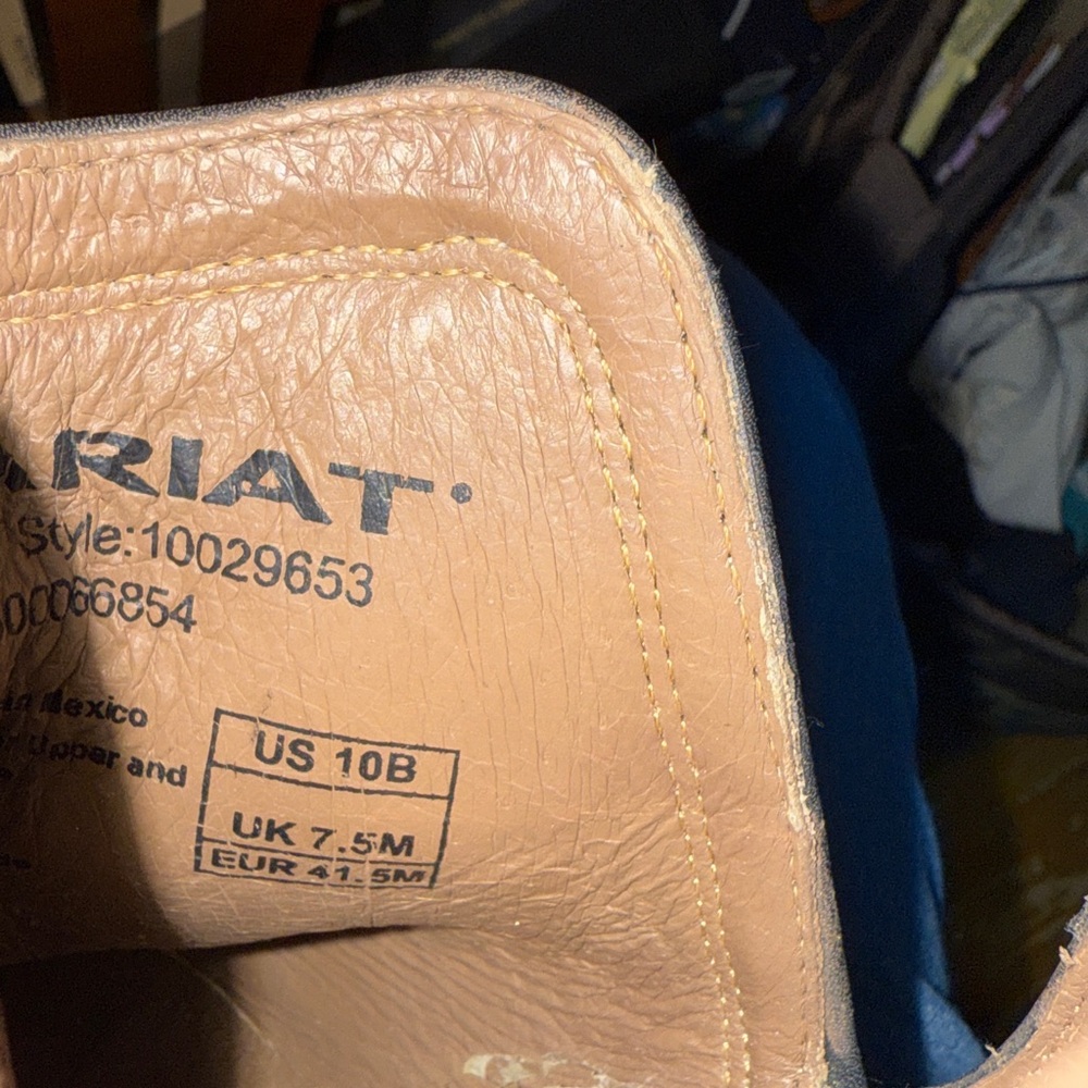 Ariat Dixon X Toe Western Boots size 10 NWT - Picture 7 of 10